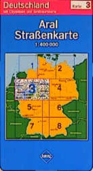 Aral Strassenkarte Deutschland: 1 :400000: Mit Cityplänen und Großraumkarte Maps & Plans