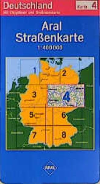 Aral Strassenkarte Deutschland: 1:400000: Mit Cityplänen und Großraumkarte Maps & Plans