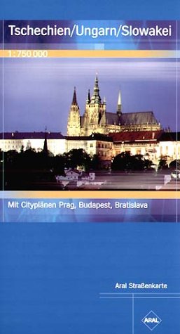 Aral Straßenkarte / Ungarn /Slowakei: 1:750000: Mit Citypln. Prag, Budapest, Bratislava Maps & Plans