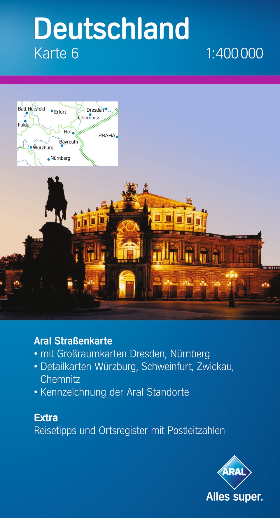 Aral Straßenkarte Deutschland 06 1 : 400 000 Leisure, Home & Garden