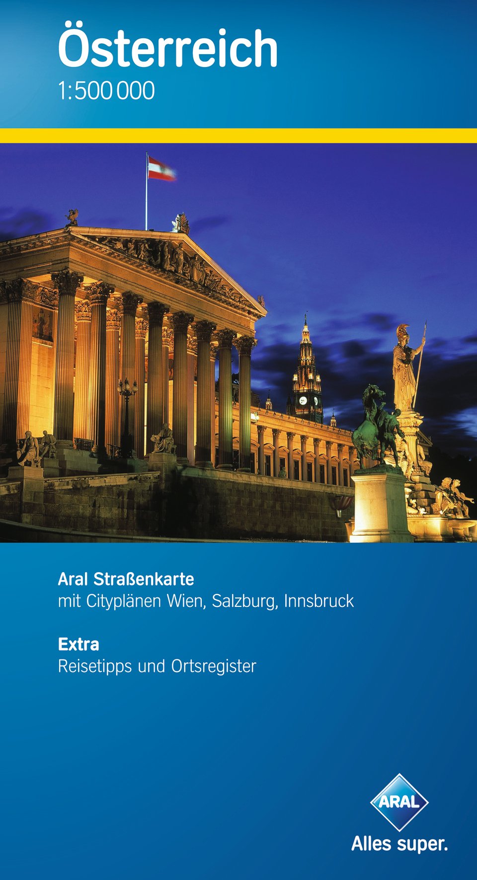 Aral Straßenkarte Österreich 1 : 500 000 book