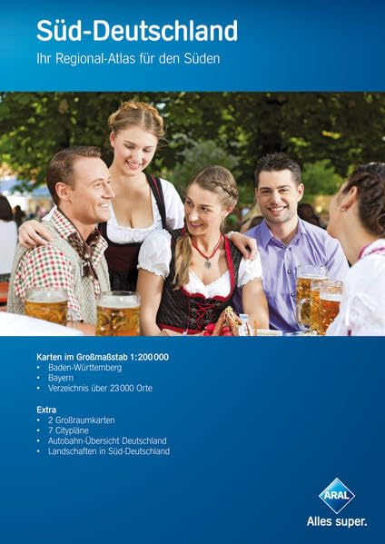 Aral Süd-Deutschland: Ihr Regional-Atlas für den Süden Leisure, Home & Garden