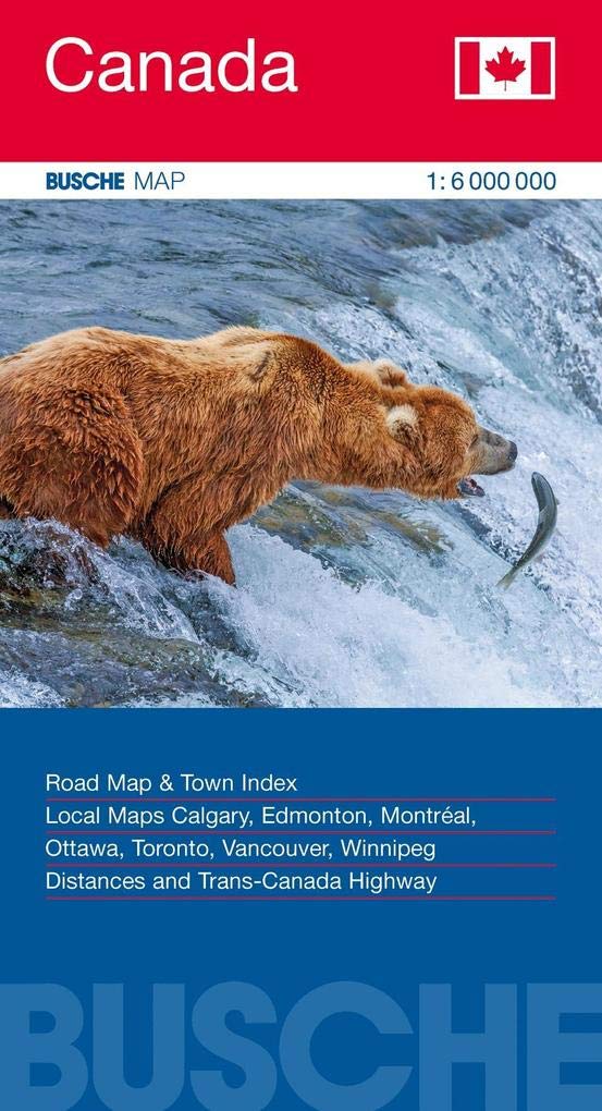 Übersichtskarte Canada: Busche Map Straßenkarte, 1:6 Mio. (Busche Map Straßenkarten: USA, Canada, Weltweit) Leisure, Home & Garden