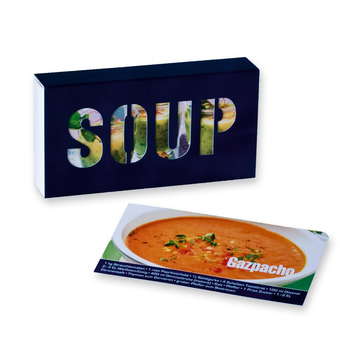 Kochbuch - Geschenkidee NEU! Rezepte für die Suppe und den Eintopf. Kochbox SOUP book