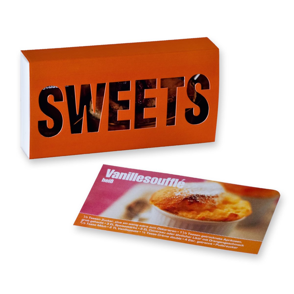 Kochbuch - Geschenkidee NEU! Rezepte für Nachtisch und Dessert. Kochbox SWEETS book