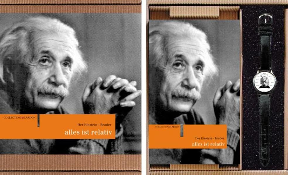 Product Image: Die Einstein-Box. Alles ist relativ. Geschenkbox mit Einstein-Uhr und Buch