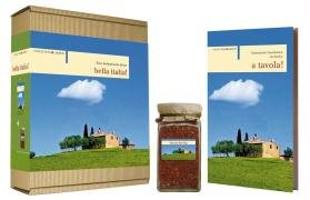 Bella Italia - Geschenkbox: Kulinarische Geschichten aus Italien: Eine kulinarische Reise: Das Buch "A Tavola, Kulinarische Geschichten aus Italien" und Glas Gewürzmischung (90 g) Living & Furnishing
