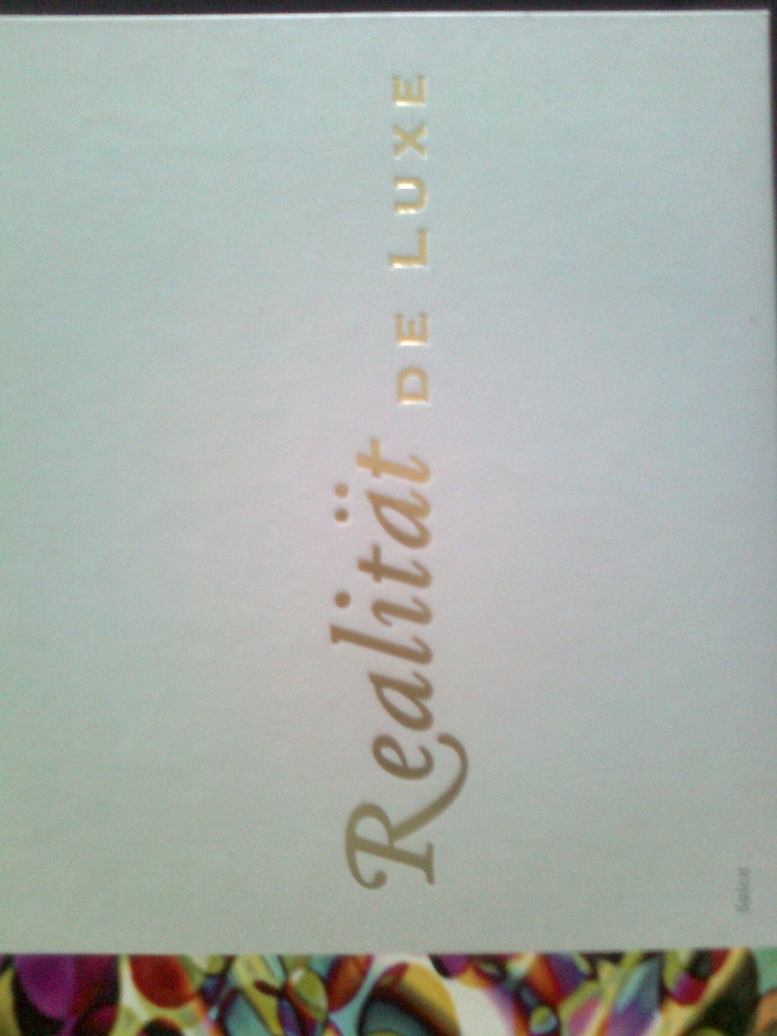 Realität de Luxe Second-hand books on film, art and culture