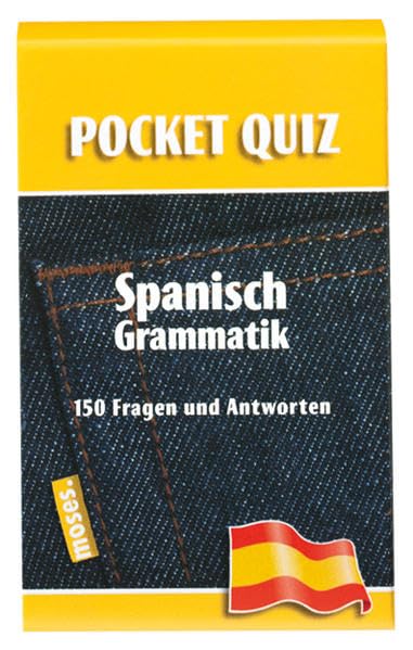 SPANISCH Grammatik: 150 Fragen & Antworten (Pocket Quiz: Ab 12 Jahre /Erwachsene) Leisure & Fun