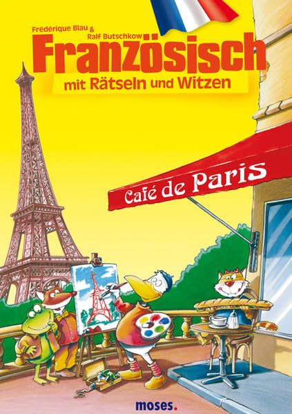 Französisch mit Rätseln und Witzen: Ab 8 Jahren Foreign Languages ​​& Dictionaries