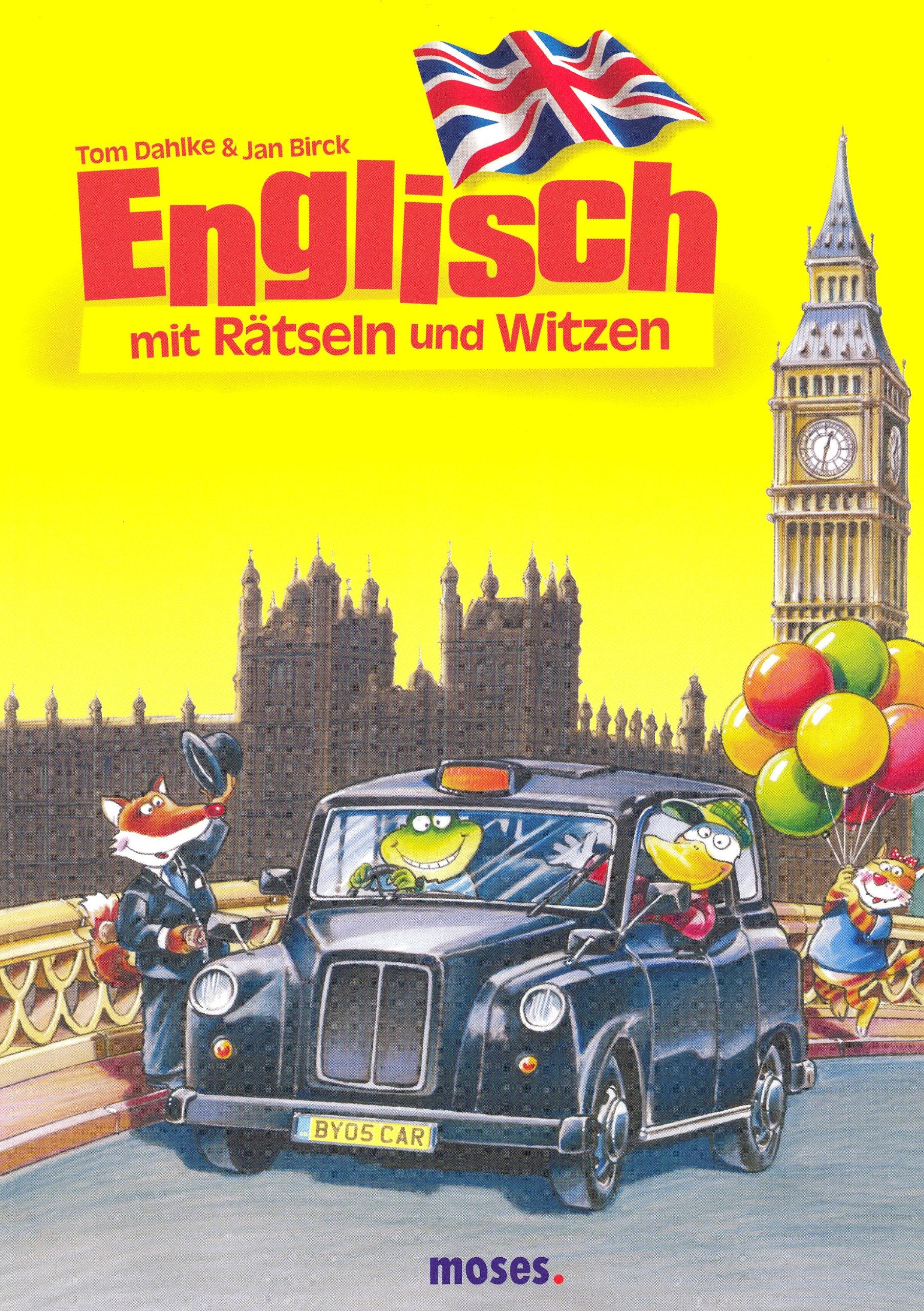 Englisch mit Rätseln und Witzen: Ab 8 Jahren Foreign Languages ​​& Dictionaries