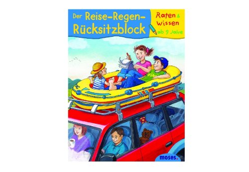 Reise-Regen-Rücksitzblock: Raten und Wissen Tiptoi & Games