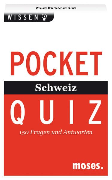 Pocket Quiz Schweiz: 150 Fragen & Antworten: 150 Fragen und Antworten (Pocket Quiz / Ab 12 Jahre /Erwachsene) Leisure & Fun