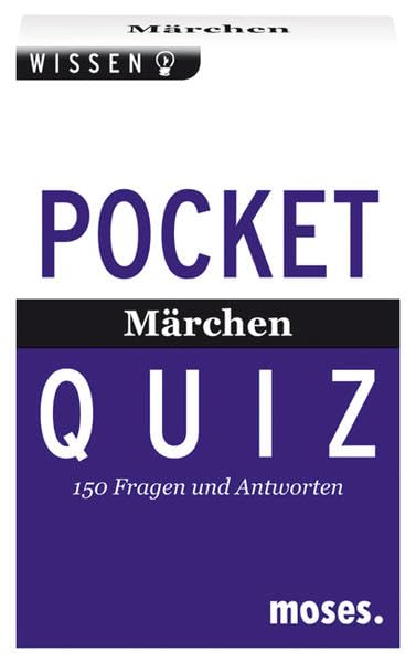 Pocket Quiz Märchen: 150 Fragen & Antworten (Pocket Quiz / Ab 12 Jahre /Erwachsene) Fairy Tales & Legends
