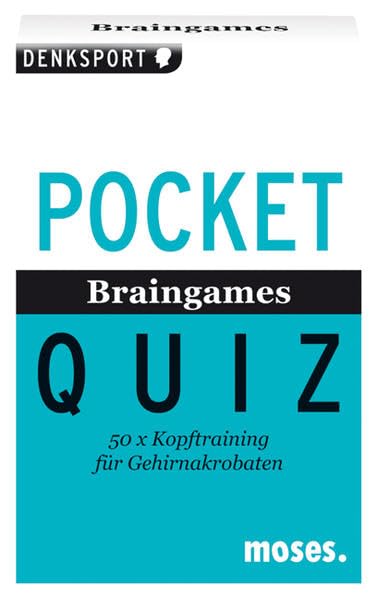 Pocket Quiz Braingames: 50 x Kopftraining für Gehirnakrobaten book