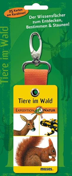 Expedition Natur - Fächer Tiere im Wald: Der Wissensfächer zum Entdecken, Bestimmen & Staunen! Non-fiction