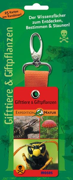 Expedition Natur - Fächer Gifttiere & Giftpflanzen: Der Wissensfächer zum Entdecken, Bestimmen & Staunen! Non-fiction