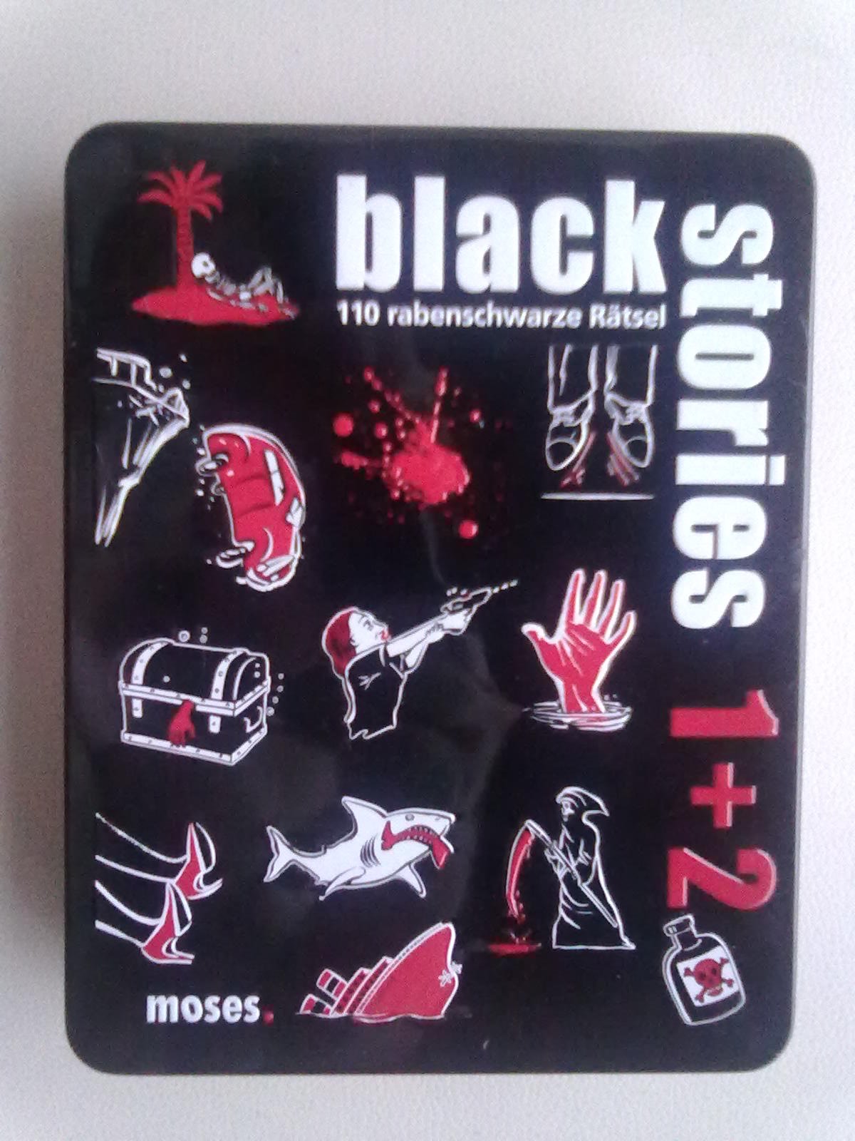 black stories 1 + 2 limitierte Sammler-Edition: black stories book