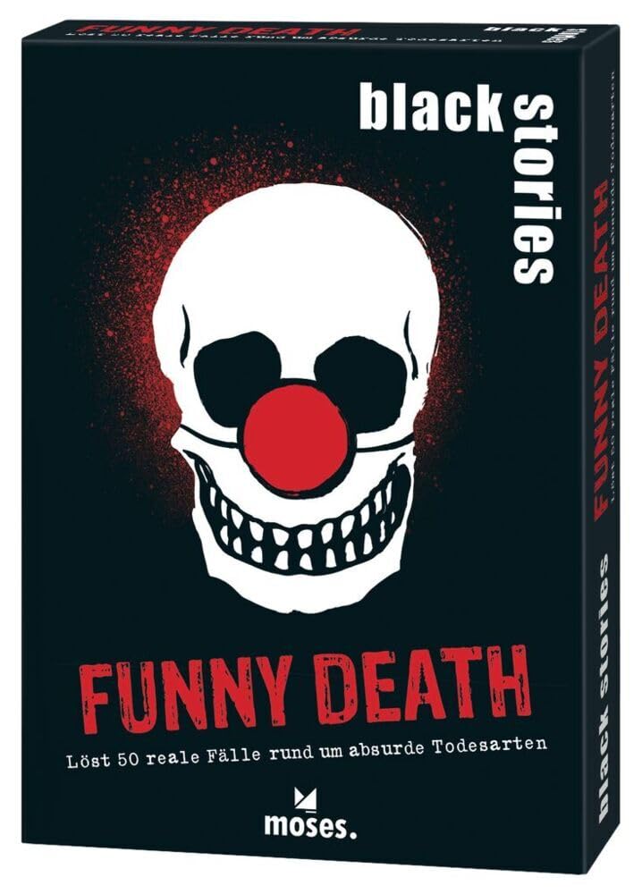 black stories Funny Death Edition Card Games