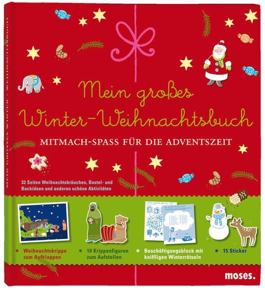 Mein großes Winter-Weihnachtsbuch: Mitmach-Spass für die Adventszeit Non-fiction