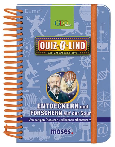 Quiz-O-lino - Entdeckern und Forschern auf der Spur: Von mutigen Pionieren und kühnen Abenteurern Tiptoi & Games