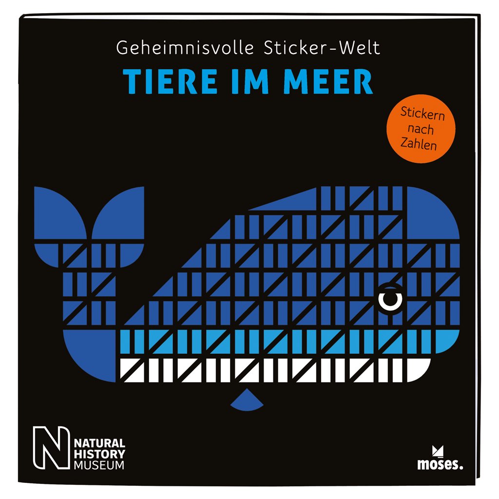 Geheimnisvolle Sticker-Welt: Tiere im Meer book