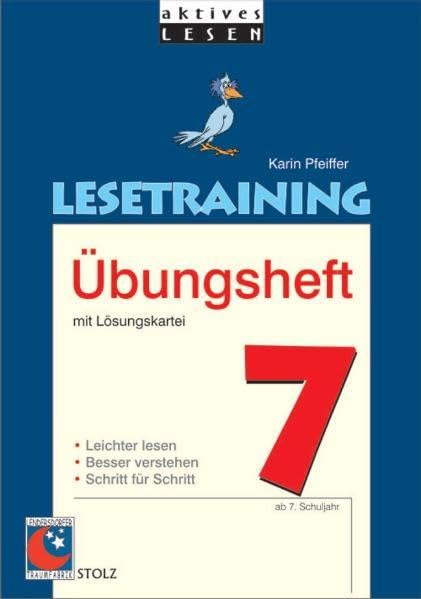 Lesetraining Übungsheft 7: Übungen für das 7. Schuljahr Learning & Reference