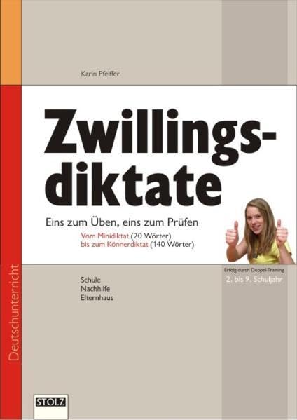 Zwillingsdiktate: Eins zum Üben, eins zum Prüfen book