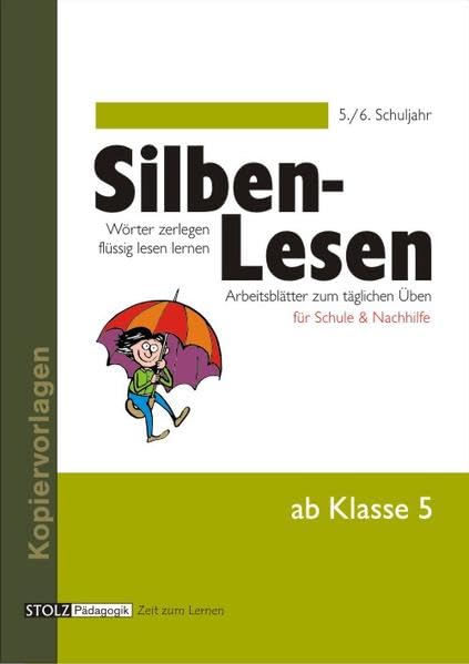 Silben-Lesen 5/6: Wörter zerlegen - richtig schreiben lernen im 5. und 6. Schuljahr: ab Klasse 5 Study Guides