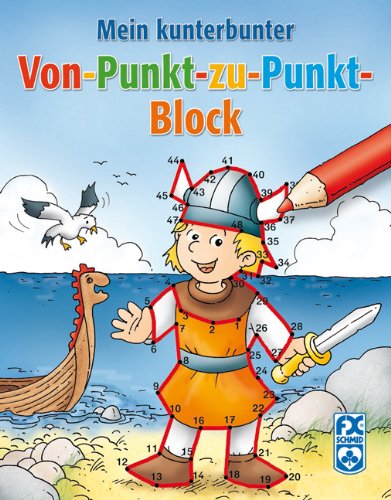 Mein kunterbunter Von-Punkt-zu-Punkt-Block Tiptoi & Games