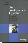 Das Privatsprachen-Argument: Wittgenstein über Empfindung und Ausdruck Philosophy