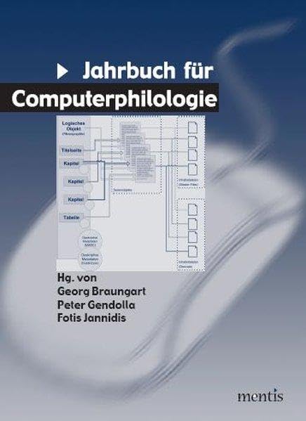 Jahrbuch für Computerphilologie / Jahrbuch für Computerphilologie 9 Contemporary literature