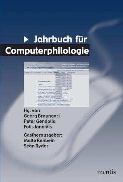 Jahrbuch für Computerphilologie / Jahrbuch für Computerphilologie 10 Contemporary literature