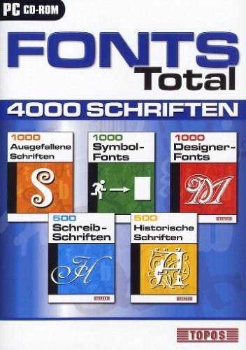 Fonts Total - 4000 Schriften Other software
