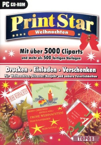 PrintStar Weihnachten. CD-ROM für Windows ab 95 Other software