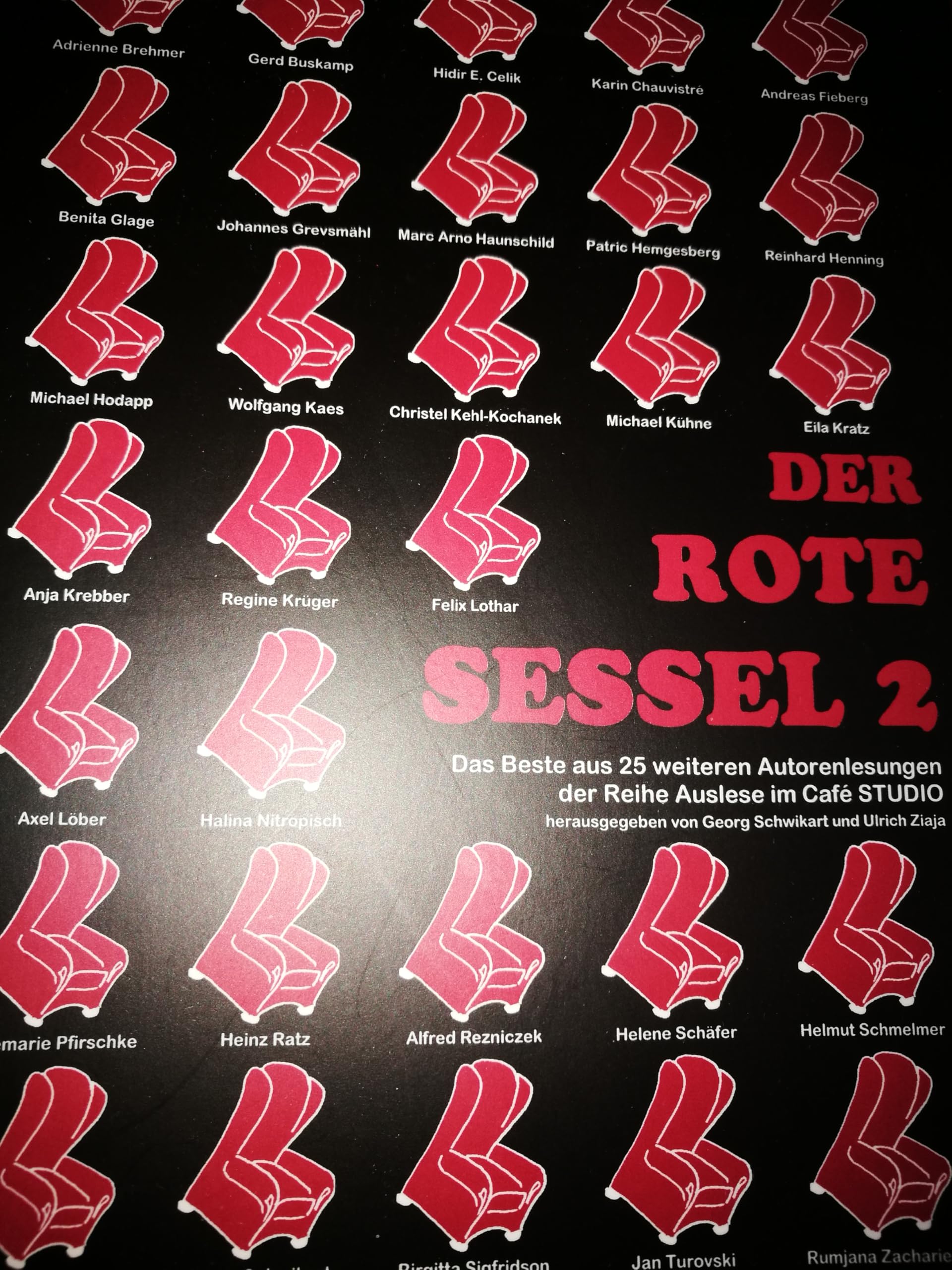 Der rote Sessel 2: Das Beste aus 25 Autorenlesungen der Reihe Auslese im Café STUDIO (Ausgabe 26 bis 50) Crime & Thrillers