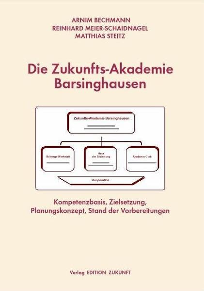 Die Zukunfts-Akademie Barsinghausen: Kompetenzbasis, Zielsetzung, Planungskonzept, Stand der Vorbereitung Law