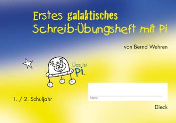 Erstes galaktisches Schreib-Übungsheft mit Pi Books