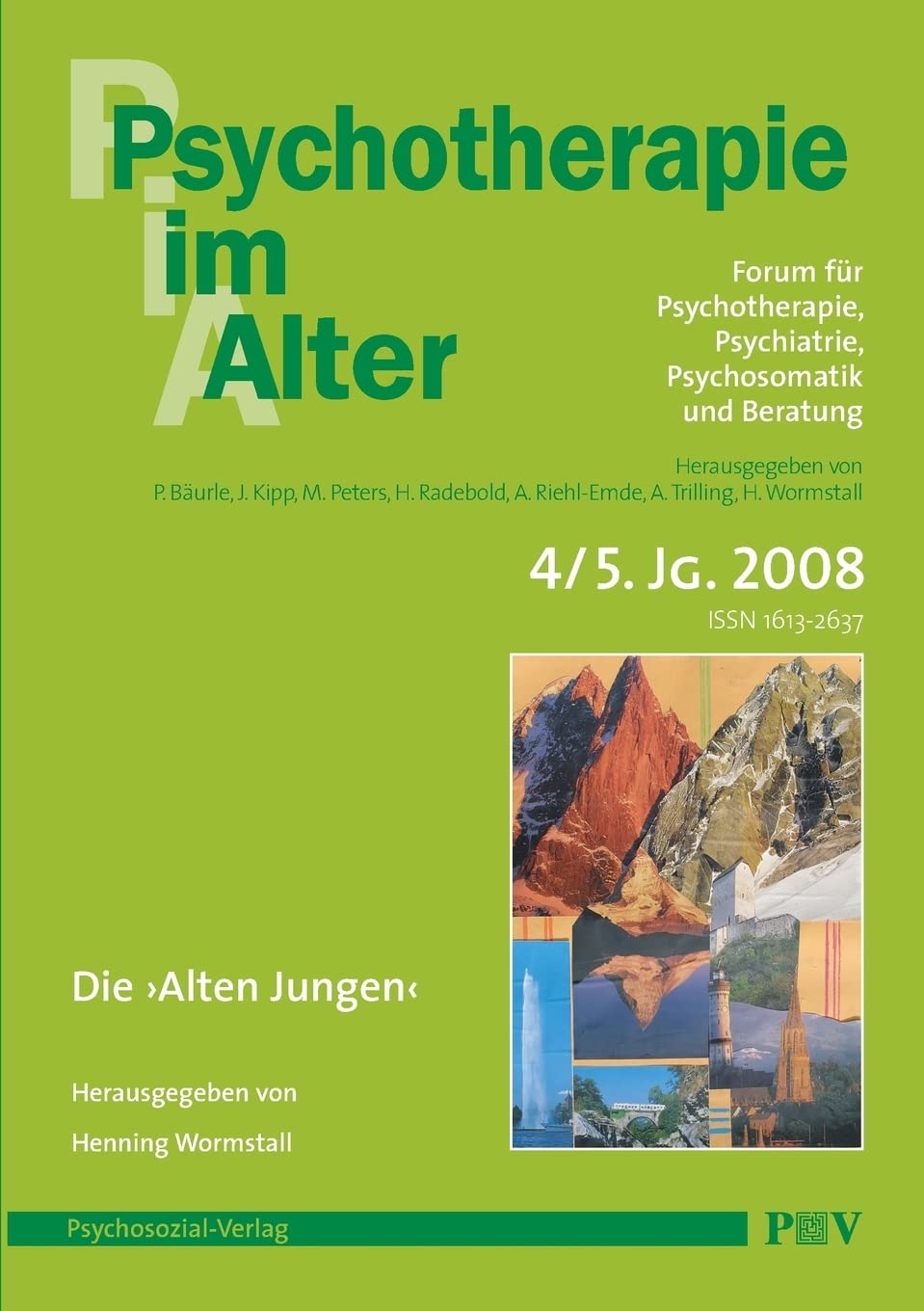 Psychotherapie im Alter Nr. 20: Die »Alten Jungen« - Kann man sich auf das Alter vorbereiten? Herausgegeben von Henning Wormstall Film, Art & Culture