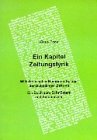 Ein Kapitel Zeitungslyrik. Wilhelminischer Humor im Spiegel der Butjadinger Zeitung (Book on Demand) Politics & History
