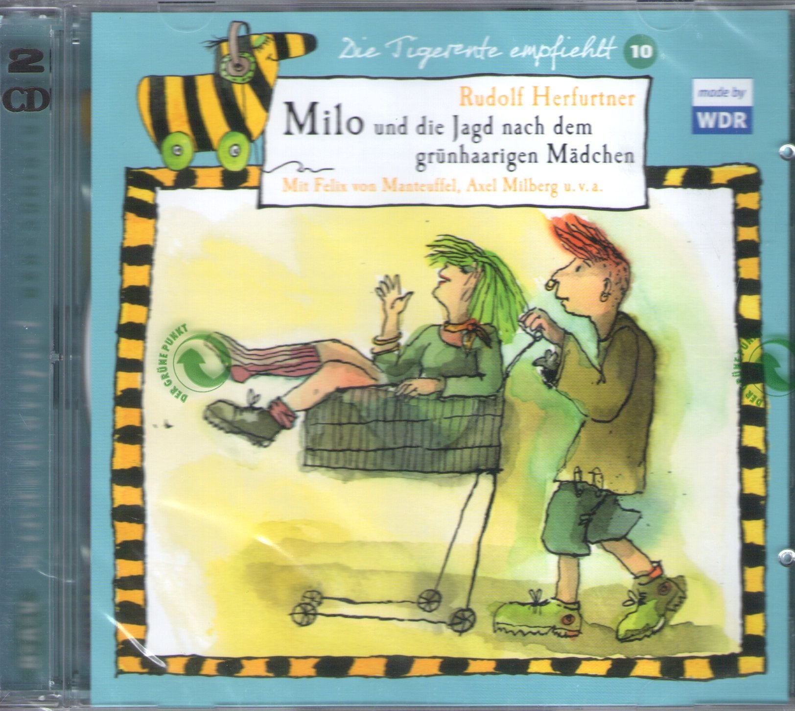 Milo und die Jagd nach dem grünhaarigen Mädchen: Kinderhörspiel (Die Tigerente empfiehlt) Contemporary literature