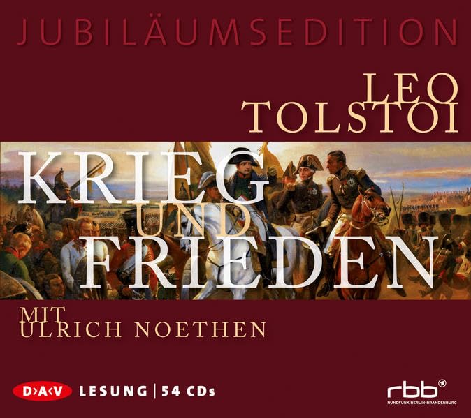 Krieg und Frieden: Ungekürzte Lesung mit Ulrich Noethen (54 CDs) Classics