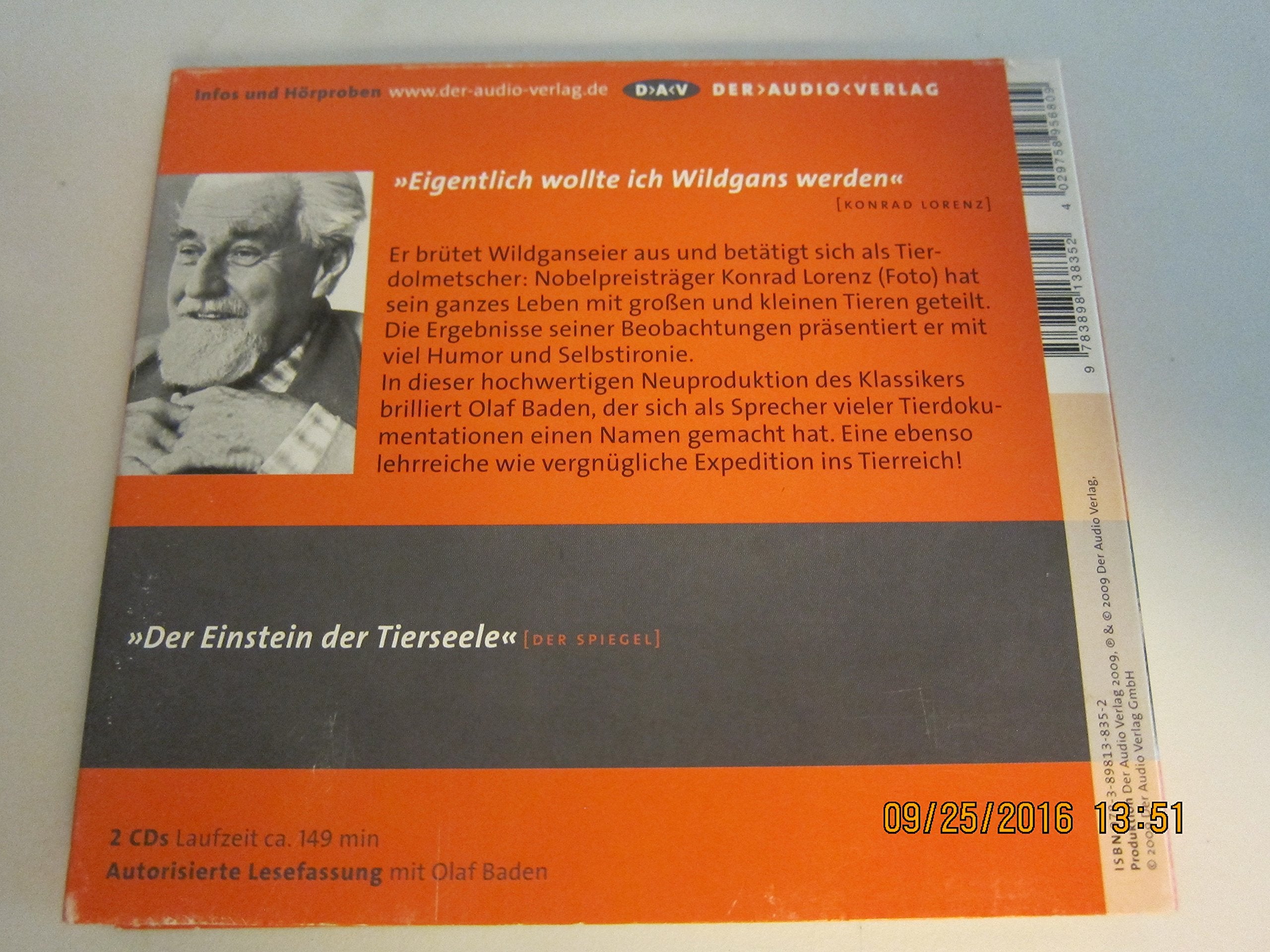 Er redete mit dem Vieh, den Vögeln und den Fischen. 2 CD Leisure, Home & Garden