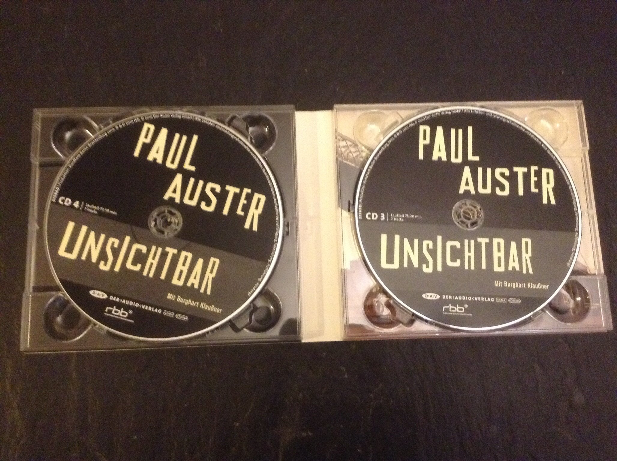 Unsichtbar: Lesung mit Burghart Klaußner (6 CDs) Contemporary literature