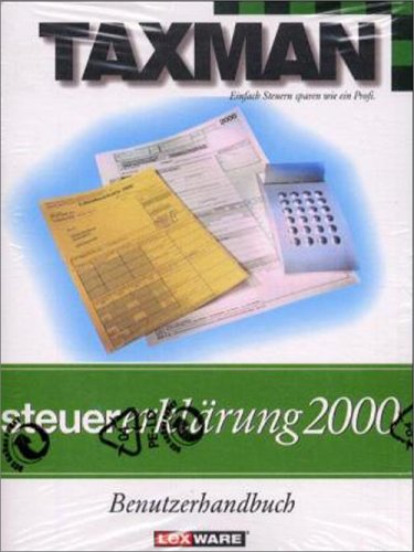 Taxman Steuererklärung 2000, Version 7, Update, 1 CD-ROM Einfach Steuern sparen wie ein Profi. Mit Steuerplaner 2001 Taxes & Bookkeeping