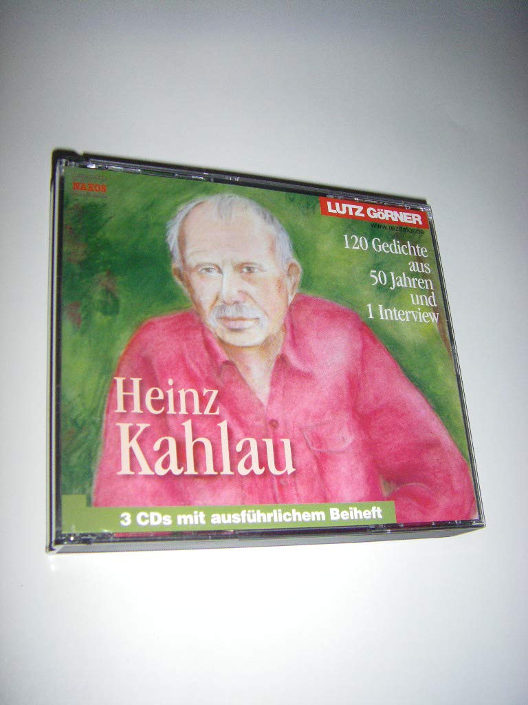 Heinz Kahlau - 120 Gedichte aus 50 Jahren und ein Interview. CD. Books