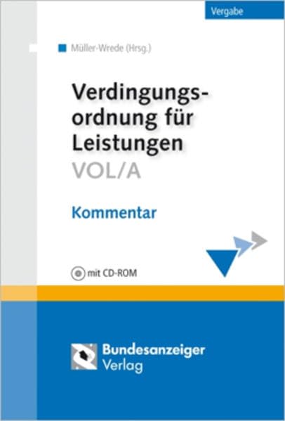 Verdingungsordnung für Leistungen VOL/A. Kommentar book