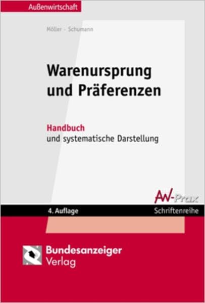 Warenursprung und Präferenzen: Handbuch und systematische Darstellung book