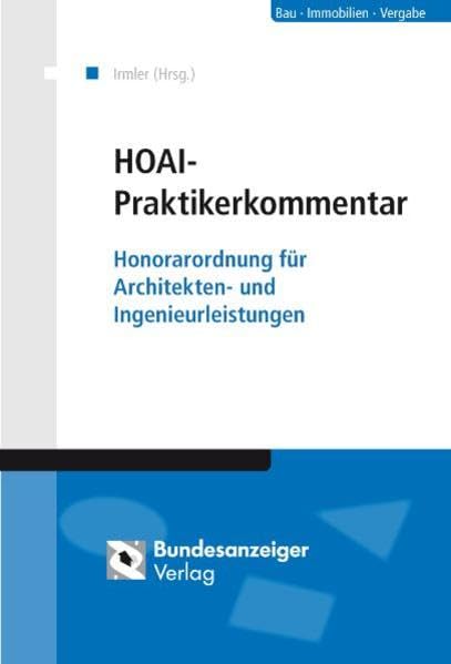 HOAI - Praktikerkommentar: Honorarordnung für Architekten und Ingenieure Law