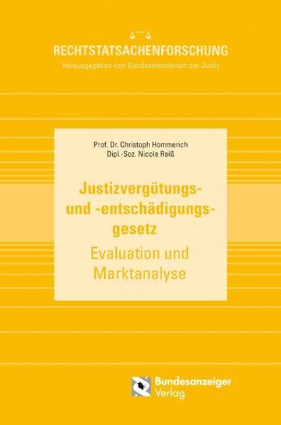 Justizvergütungs- und -entschädigungsgesetz book